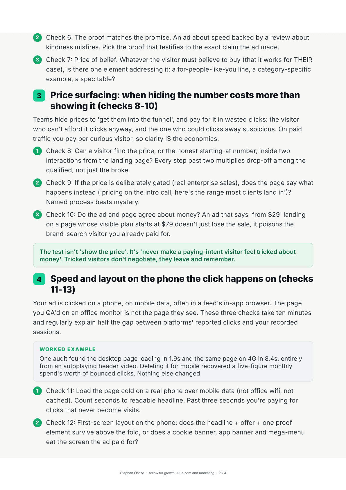 Page 3 of The message-match audit: ad to page in 15 checks