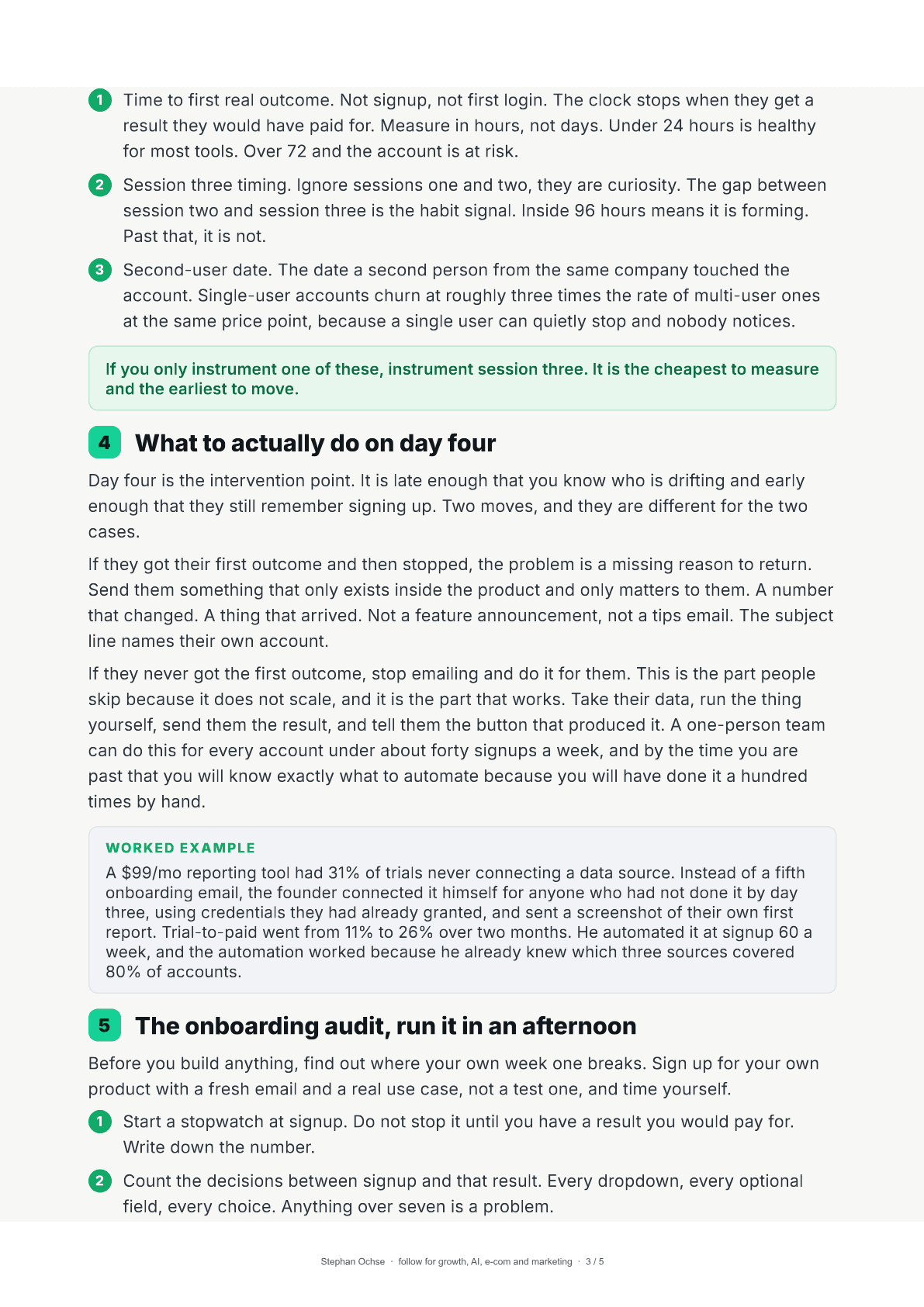 Page 3 of The Week That Decides Retention